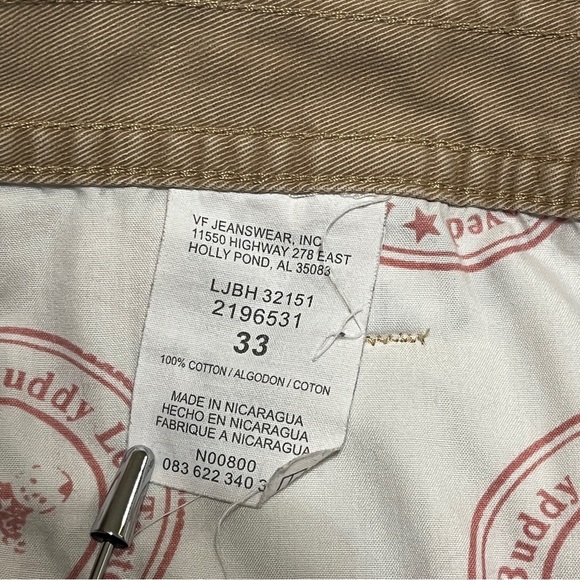 LEE DUNGAREES Mens Cargo Shorts Tan/Khaki Size 33 - Picture 10 of 16
